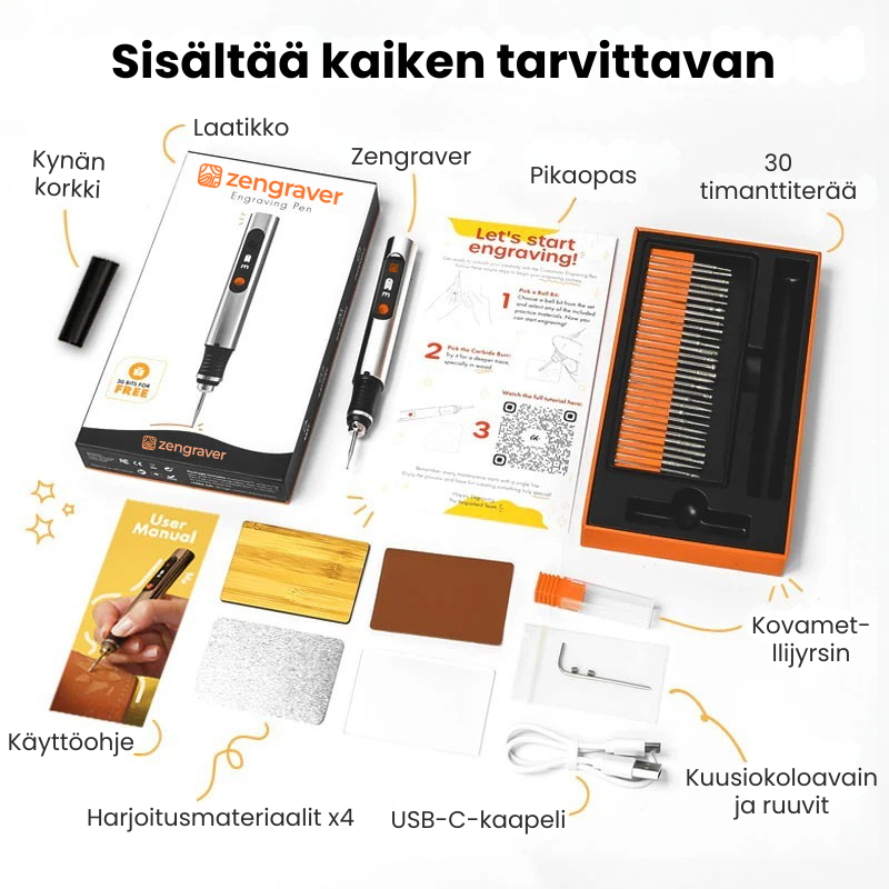 Alkuperäinen Zengraver-kaiverruskynä